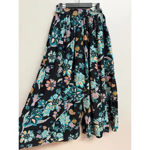Free People Take It Easy Lounge Pants Floral Black Boho Palazzo Wide Leg Pockets thumbnail 7