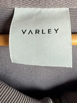 Varley Vine Half-Zip Grey Pullover‎ Sz L thumbnail 7