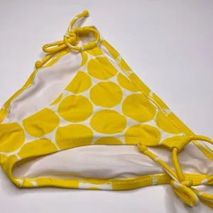 Victoria's Secret Yellow Polka Dot Bikini Bottom thumbnail 2