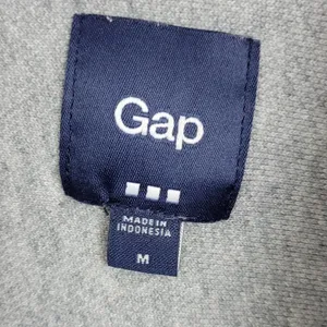 Gap Women's Coat Jacket Medium Gray Double Breasted Button Pockets Lined thumbnail 7