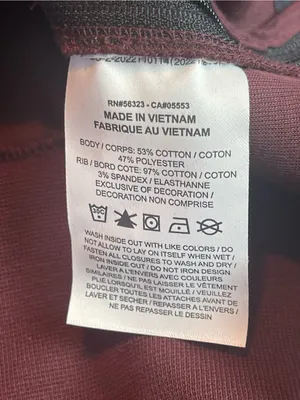 Nike Sportswear Tech Fleece Style Crewneck Sweatshirt Maroon Burgundy Sz S thumbnail 12