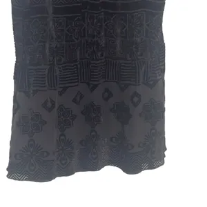Free People Women's Size 6 Small Black Velvet‎ Sequin Wymsgoth Romantic Top thumbnail 8