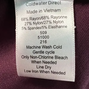 Coldwater Creek Burgundy Blazer Jacket Womens 16 Corpcore Business Office Career thumbnail 7