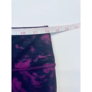 Lululemon Wunder Under Leggings Women 4 Plum Purple Black Tie Dye Mid‎ Rise Luon thumbnail 5