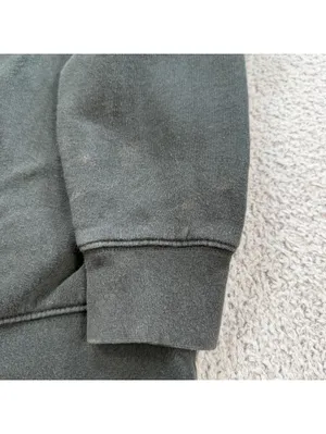 Fear Of God Essentials Quarter Zip Sweatshirt Faded Black Women Cropped Boxy Fit thumbnail 7