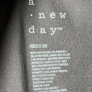 A New Day Medium Shimmer Metallic Long Sleeve Bodysuit Taupe Gray‎ Sparkle thumbnail 7