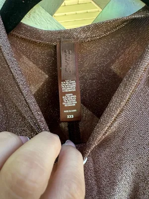 Free People Skims Soft Lounge Shimmer Racerback Dress thumbnail 3