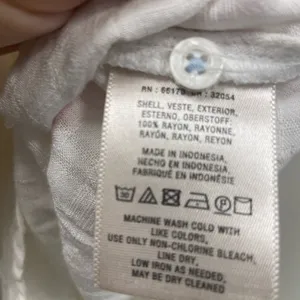 Anthropologie Maeve white tank top women’s size large thumbnail 4