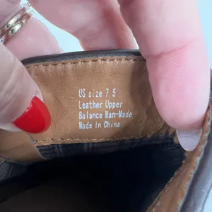 Very Volatile Size 7.5 Bootie Chatter Leopard Leather Calf Hair Stack Heel Brown thumbnail 3