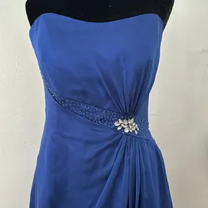 BELSOIE Formal midi dress NWT Blue Size 14 thumbnail 6