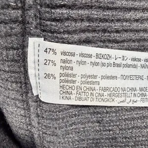 Zara Ribbed Knit‎ Skirt Women Small Grey A-Line Mini Casual Minimalist Cozy thumbnail 4