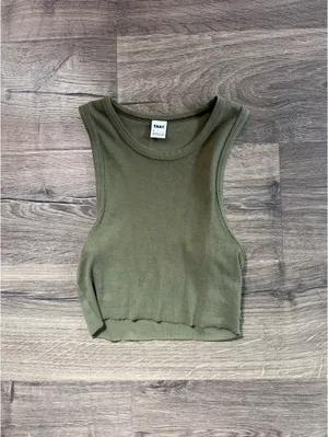 Aritzia TNA Green Tank Top thumbnail 2