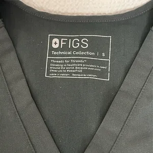 FIGS Women's green/Gray Katarina top sz s‎ thumbnail 2