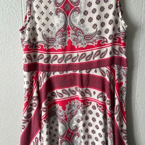 Umgee Womens Tank Dress Large Handkerchief Hem Paisley Floral Cottagecore Boho thumbnail 9
