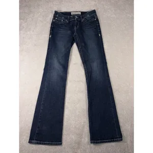 bke‎ payton jeans low rise bootcut 27L flare 33.5 in inseam thumbnail 2