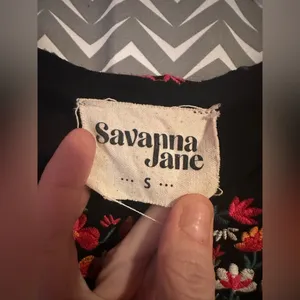 Savanna Jane | Flutter Sleeve Embroidered Top, Size S thumbnail 6