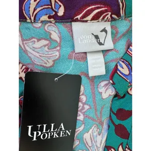 Ulla‎ Popken Von Landen Size 16/18 Midi Dress Curvy Patch Print Long Sleeve Plus thumbnail 2