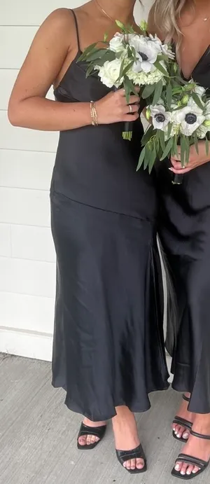 Black Maxi Dress Size XS thumbnail 3