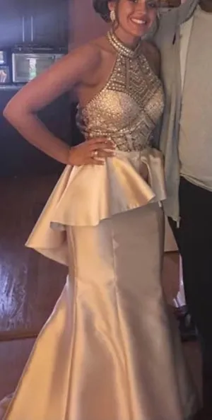Prom dress Gold Size 2 thumbnail 1