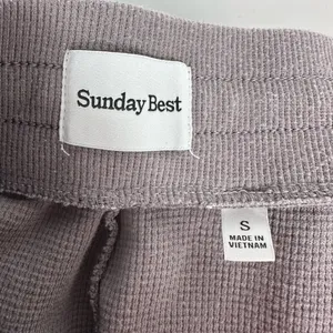 Aritzia Sunday Best Jogger‎ Sweatpants Gray Lounge Athleisure Drawstring Size S thumbnail 7