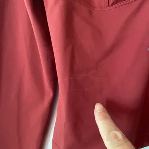NWT Free People Intimately Red V-neck Cropped Stretchy Long Sleeve Top Medium thumbnail 10