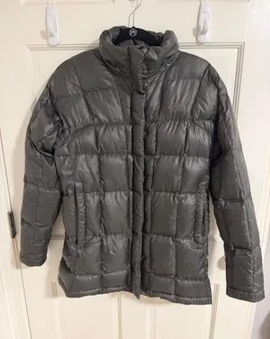 The North Face Women’s Dark Gray Quilted Down Puffer Coat thumbnail 1