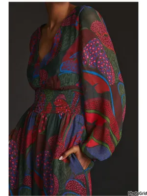 Anthropologie Farm Rio Printed Jumpsuit Small thumbnail 2