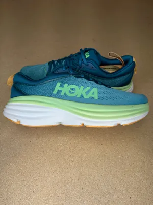 HOKA Bondi 8 Men’s 11D Deep Lagoon Ocean Mist Running Shoes 1123202-DLOM thumbnail 6