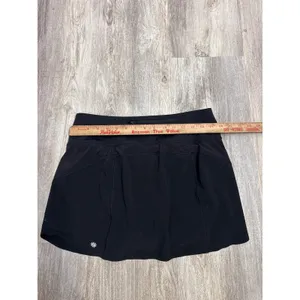 Athleta Run With It 14" Skort Black Athletic Running Tennis Skirt Women Medium thumbnail 7