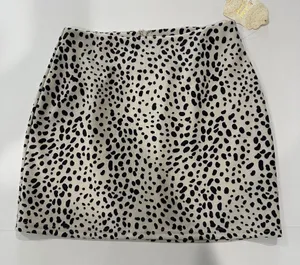 Altar'd State‎ Women's Dotted Cream and Black Skirt - Size S - NEW With Tags. thumbnail 1