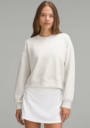 Lululemon Perfectly Oversized Cropped Crew Softstreme thumbnail 1