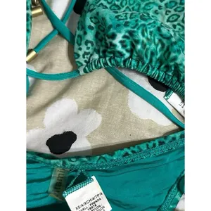 Vitamin A teal bikini set thumbnail 4