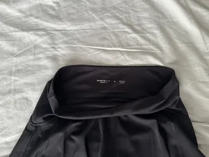 Old Navy High-Waisted PowerSoft Skort Light Black Heather Sz Small ($36.99) thumbnail 3