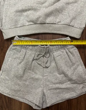 🩶 Accolade Set Gray Small Crewneck + Shorts thumbnail 9