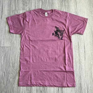 Tultex Beautiful Crazy She Wears Her Heart on Her Sleeve Graphic Tee Size M thumbnail 1