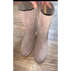 Frye Cool Beige campus ankle Boots boho leather designer free people $300 spring thumbnail 3