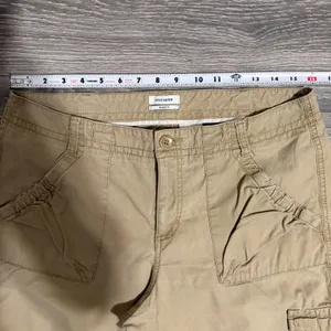 Vintage Dockers‎ Womens Size 8 M Khaki Cargo Pants Favorite Fit Straight Leg Tan thumbnail 5