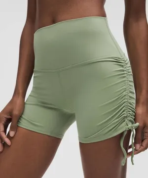 Lululemon Align Ruched Short 4” - Desert Green - 0 - NWT! thumbnail 1