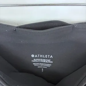 Athleta Elation Ultra High Rise Flare Pant Black Soft Yoga Stretch Size Small thumbnail 7