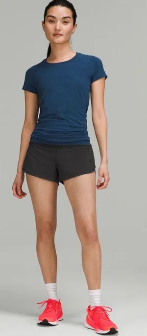 NWT Lululemon Speed Up LR Shorts 2.5” Lined Size 12 in Black thumbnail 4