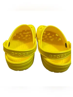 Crocs Classic Clogs Slip On Shoes Yellow Lemon Size 5 Men 7 Women thumbnail 4