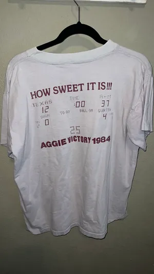 Texas A&M Vintage Tee Size L thumbnail 2