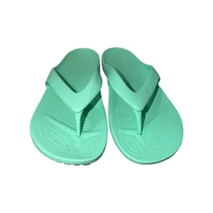 Crocs Iconic Comfort Flip Flops Mint Green Thong Sandals Women's Size 11 EUC‎ thumbnail 4
