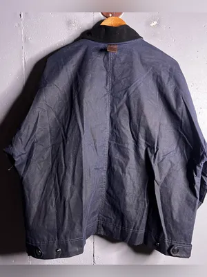 Free People Cori Waxed Cotton Jacket in Blue. Size Small. NWOT thumbnail 4