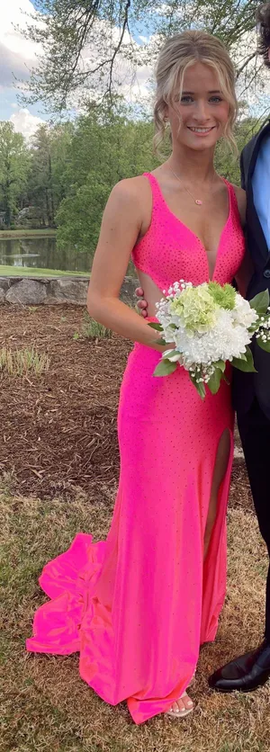 Prom Dress Pink Size 00 thumbnail 1