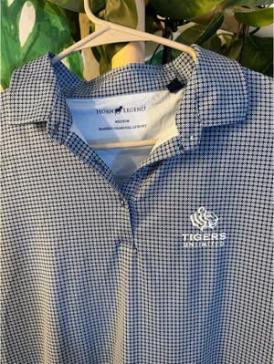 Auburn polo colored shirt in light blue and navy Tigers unlimited thumbnail 2