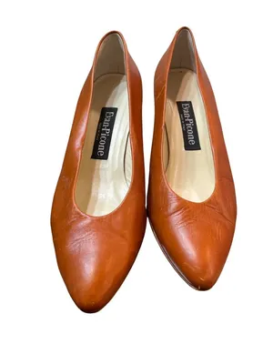 Evan Picone wms orange slip on kitten heels 2" formal shoes SKU 10-411 thumbnail 12