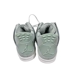 Nike Air Jordan 4 Retro Seafoam Green Metallic Silver Sz 11.5 W / 10 M NEW thumbnail 4