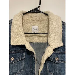 Kensie jean jacket Sherpa collar size XL thumbnail 4
