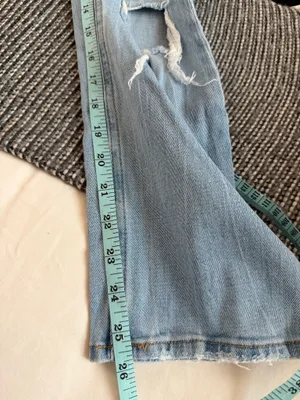Abercrombie & Fitch Curve Love Ultra High Rise Ankle Straight Jeans thumbnail 10